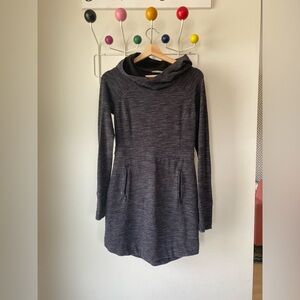 Athleta Hooded Sweatshirt Dress